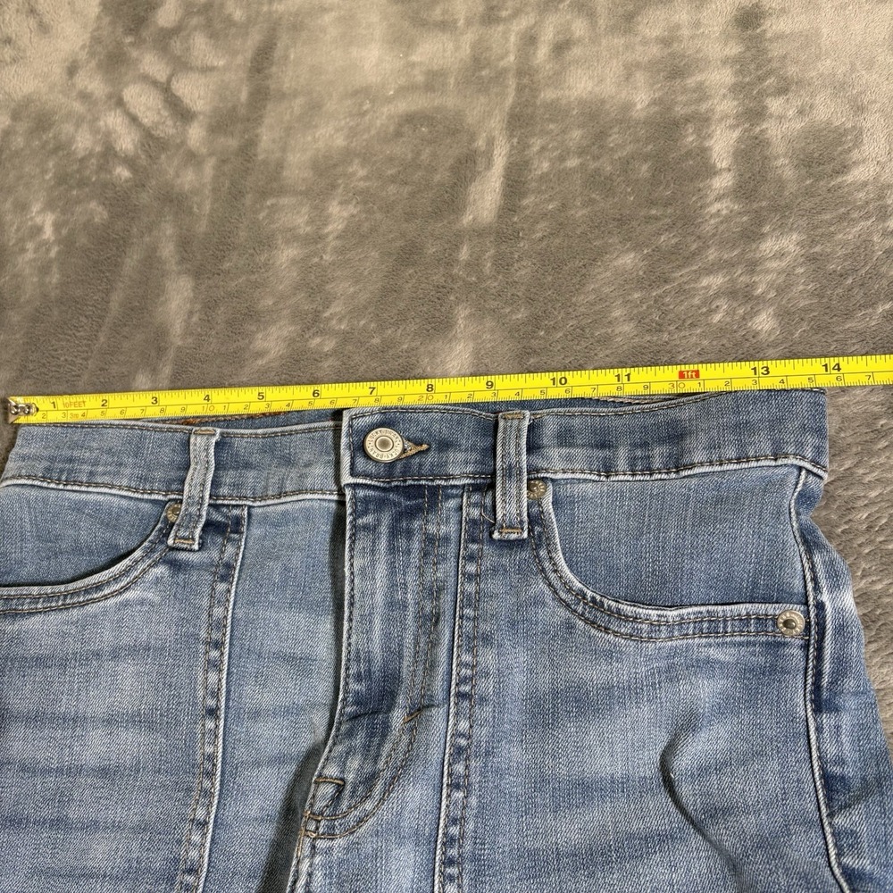 Lucky Brand Stevie High Rise Flare Jeans Blue Seam Denim Womens 2/26 A Y2K - Picture 4 of 8